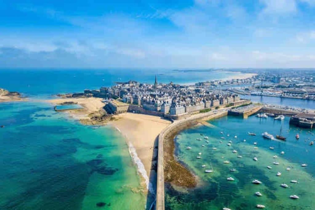 Au Bord De La Mer Appartement 2 Personnes Saint-Benoit-des-Ondes Luaran gambar